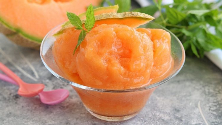 Sorbet au melon maison