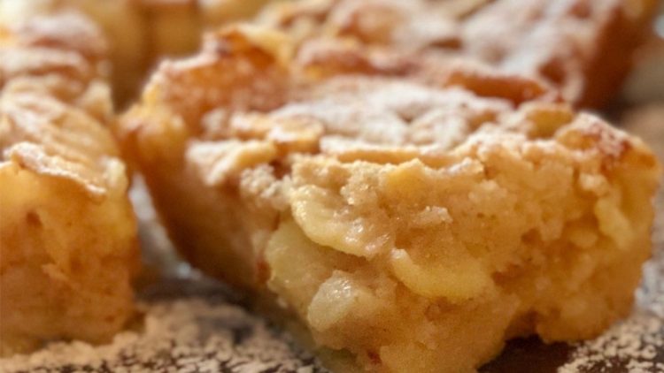 carrés aux pommes