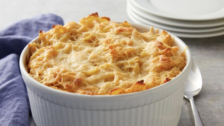 Gratin de pâtes au poulet