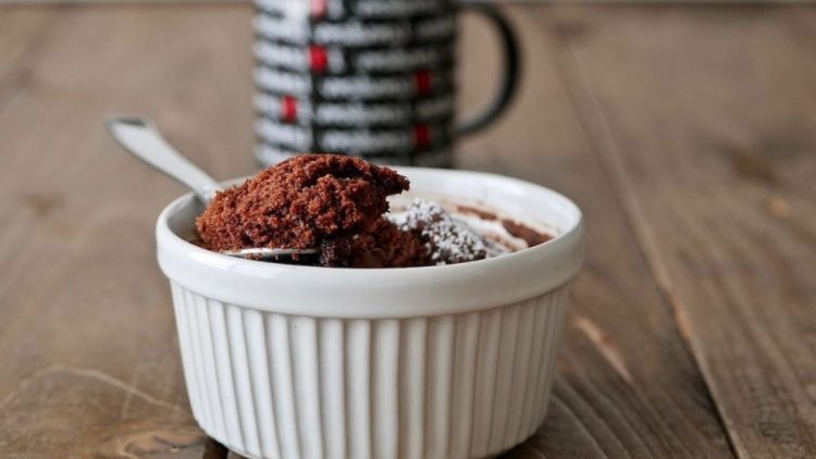 mug cake sans œuf sans lait sans beurre
