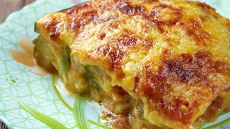 parmigiana blanche aux courgettes  