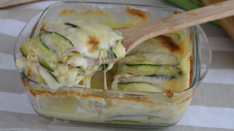 Parmigiana légère de courgettes