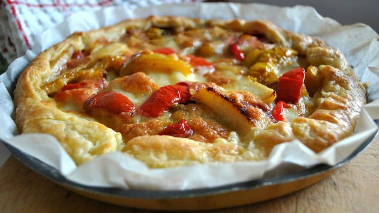 Tarte aux poivrons