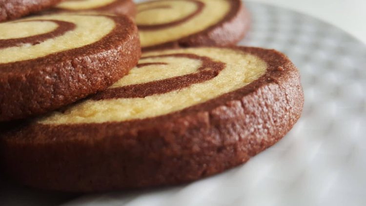 Biscuits spiralés Vanille et chocolat