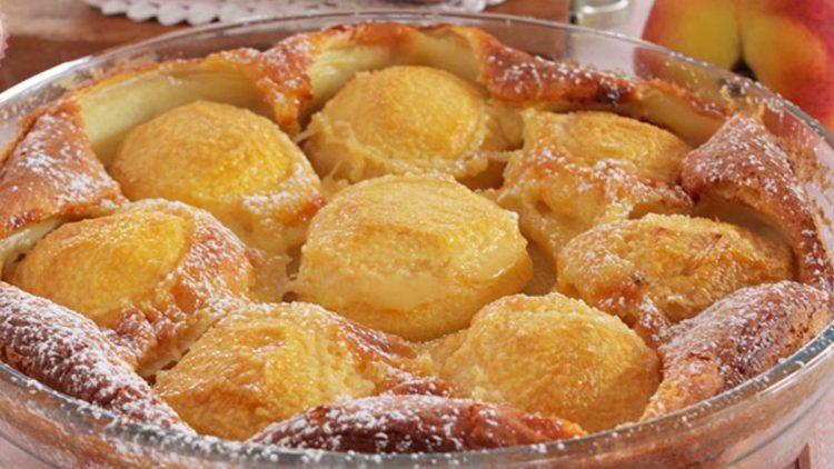 clafoutis aux pêches fraîches