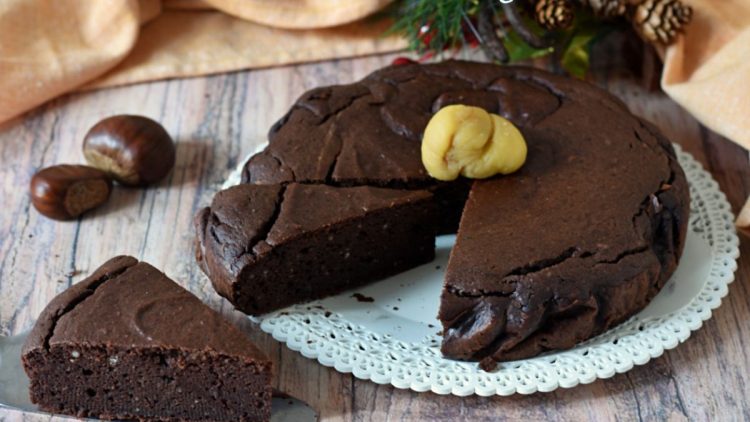 fondant aux châtaignes et chocolat 
