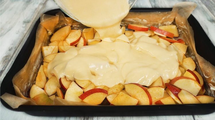 gâteau aux pommes sans beurre ni huile rapide
