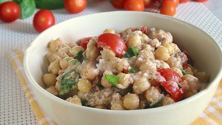 salade de pois chiche au thon