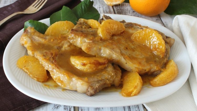 Côtes de porc à l’orange
