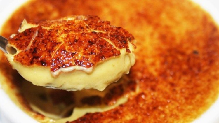 crème catalane au café