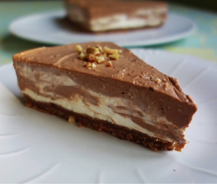 Gâteau marbré glacé