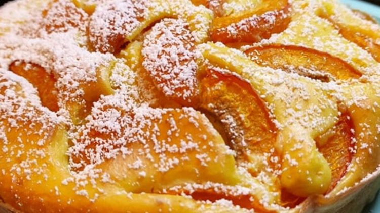 gâteau moelleux aux abricots