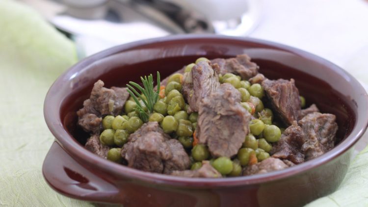 mijoté de bœuf et petits pois à l’autocuiseur