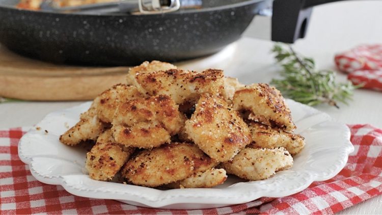 Blanc de poulet chapelure parmesan