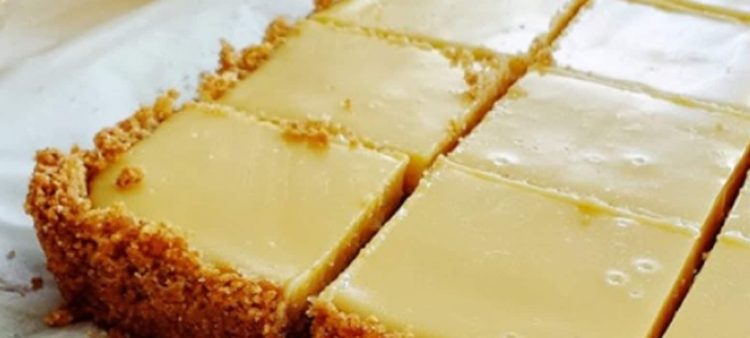 bon dessert frais Carrés au citron