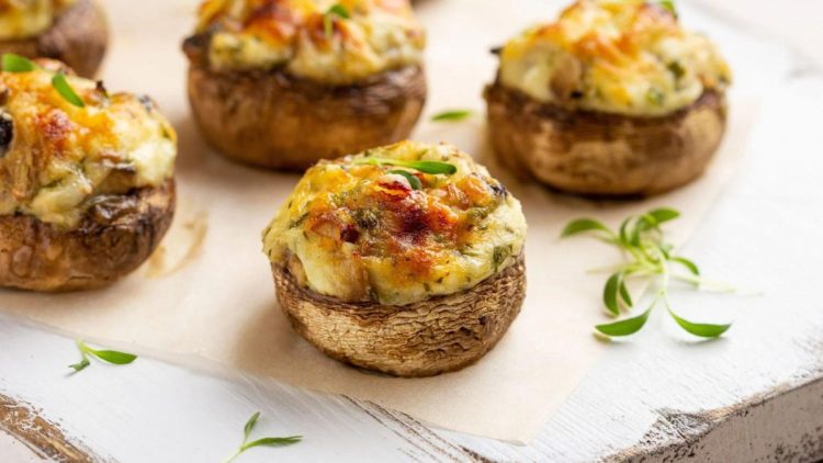 champignons farcis au fromage