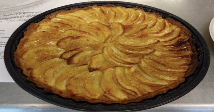 Gâteau aux pommes poêlé