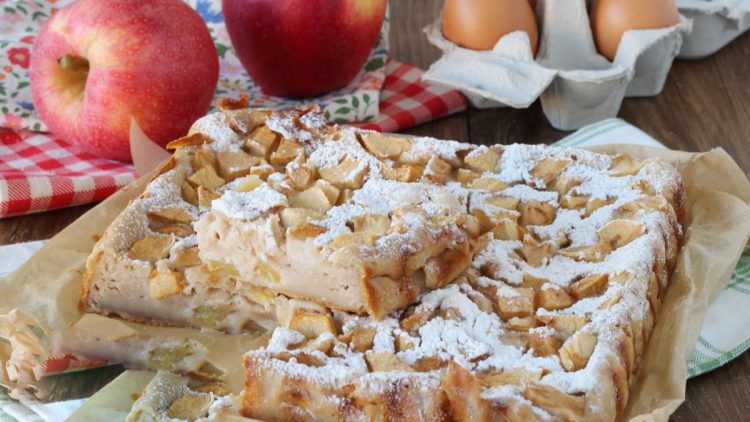 gâteau aux pommes ricotta et cannelle