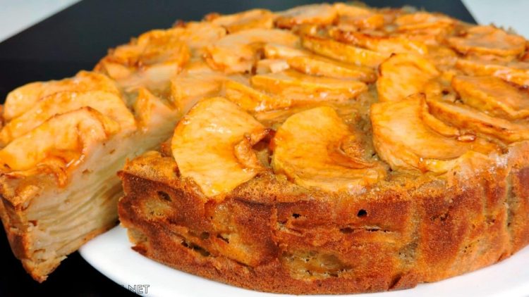 Gâteau invisible aux pommes