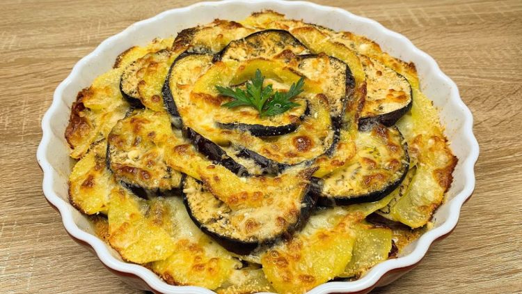 gratin d’aubergines et pommes de terre