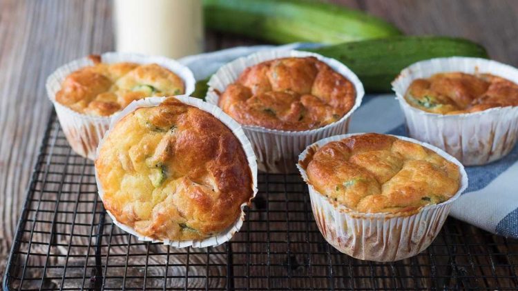 Muffins salés 7 pots aux courgettes et au fromage