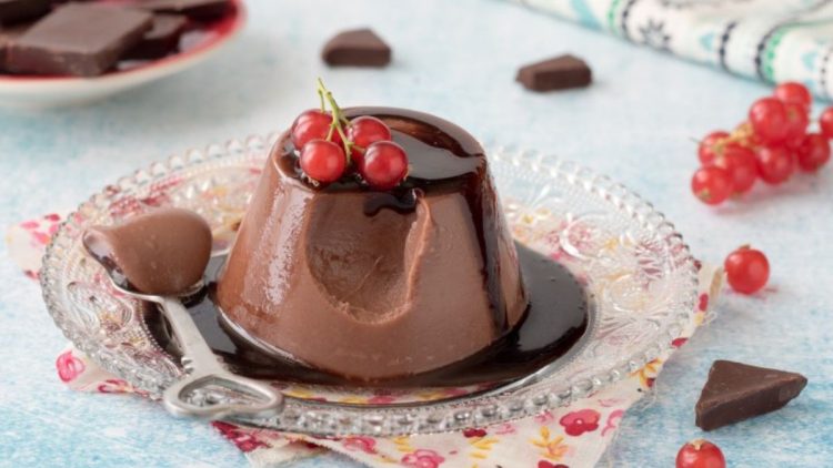 panna cotta au chocolat