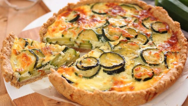Quiche aux courgettes et aux 2 fromages