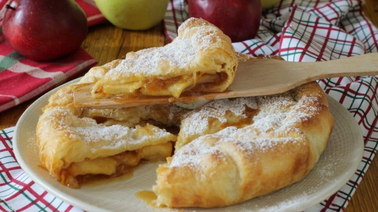 Tarte aux pommes pâte feuilletée