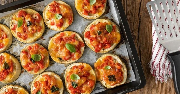 Aubergines blanches façon pizza