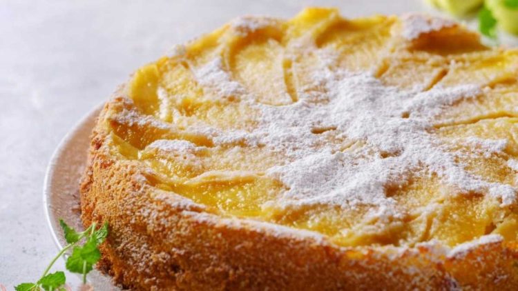 Gâteau aux pommes au cœur tendre