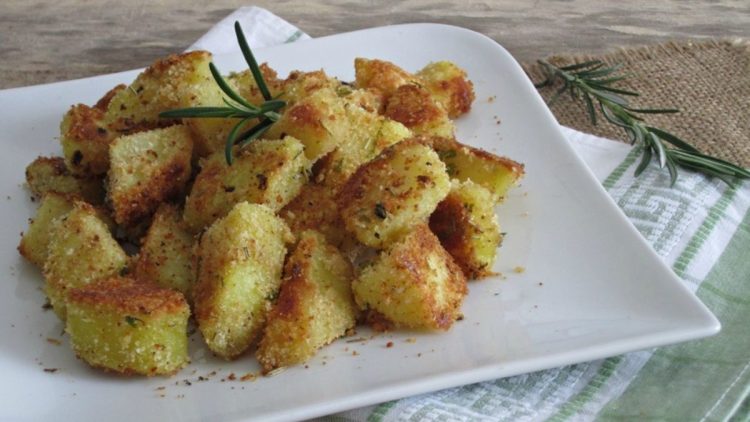 Pommes de terre gratinées au four