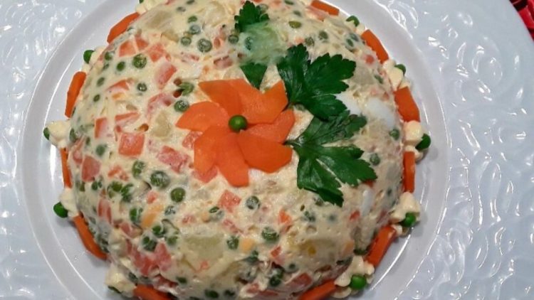 salade russe maison facile