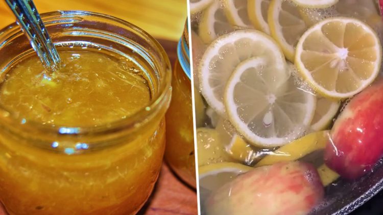 confiture de pommes et citron