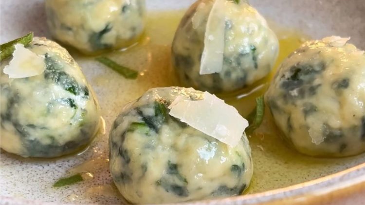 gnocchis aux épinards et à la ricotta