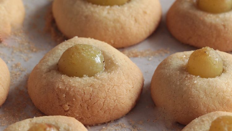 sablés aux raisins