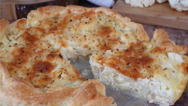 tarte au chou-fleur