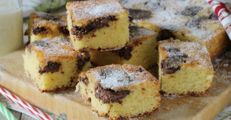 Gâteau 12 cuillères à soupe au lait et Nutella