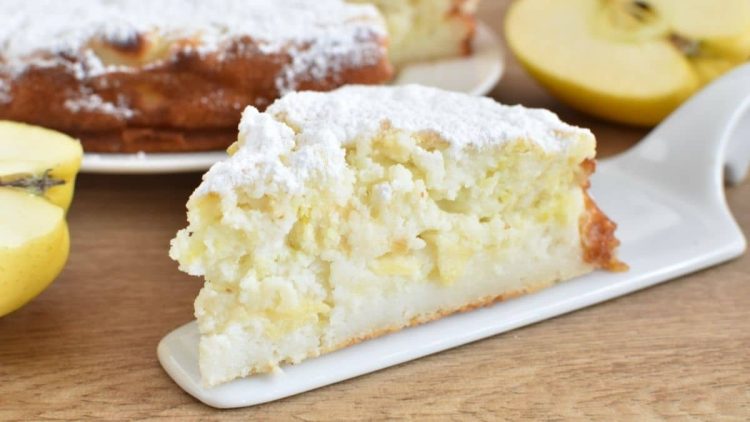 Gâteau à la ricotta et aux pommes