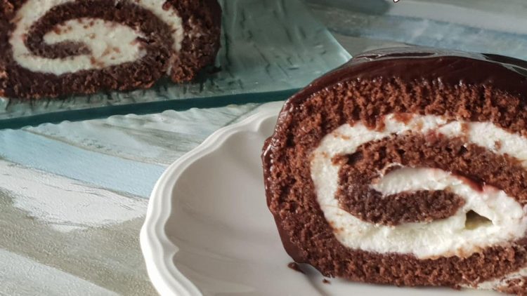 Gâteau roulé au chocolat facile