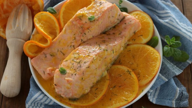 saumon à l’orange