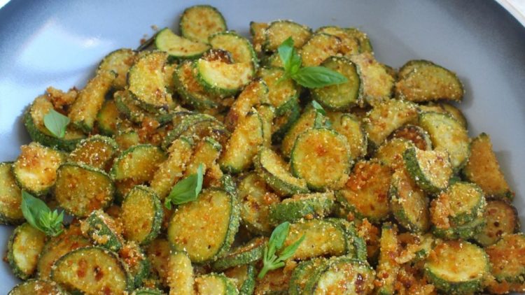 courgettes panées à la poêle