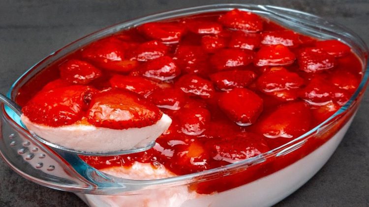 dessert aux fraises sans cuisson