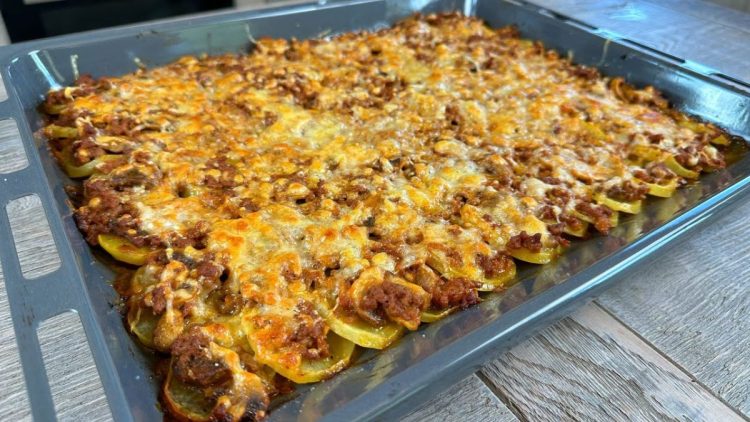 gratin de pommes de terre au bœuf haché
