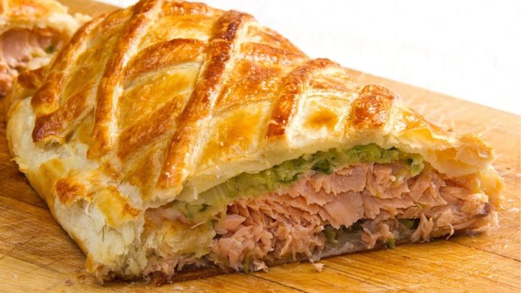 saumon en croûte