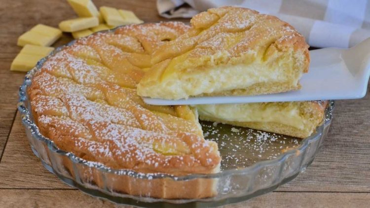 Tarte au chocolat blanc et ricotta
