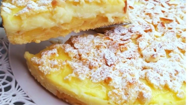 tarte aux pommes crème pâtissière facile