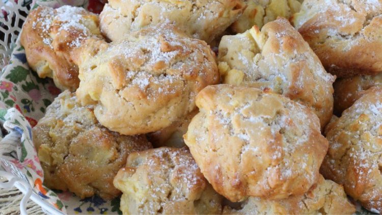 biscuits moelleux aux pommes
