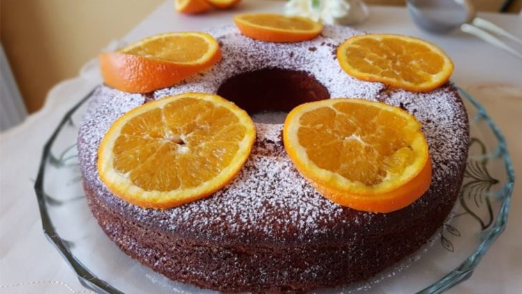 couronne aux agrumes
