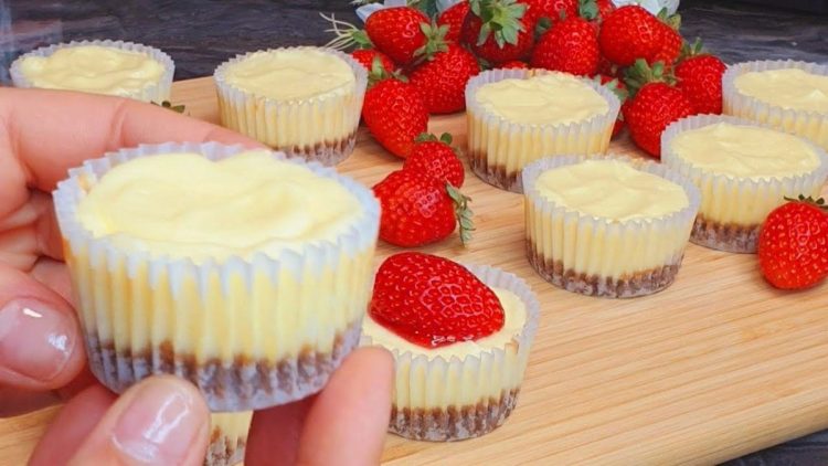 mini cheesecakes à la ricotta