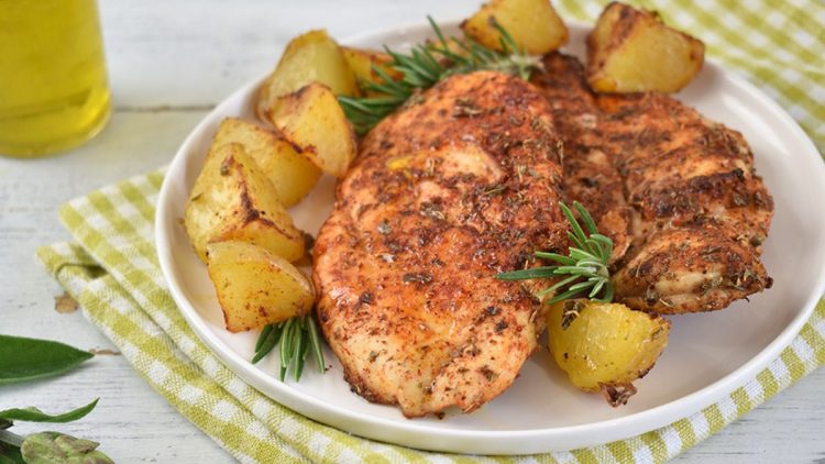 poitrines de poulet au air fryer